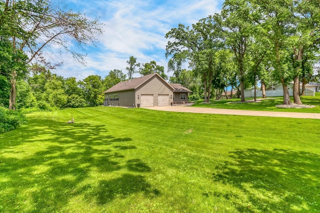 46747 Poss Beach Rd, Pelican Rapids, MN 56572 - view of grassy yard with driveway