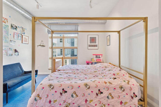 2840 Bryant Ave S Unit E302, Minneapolis, MN 55408 - bedroom with carpet flooring and track lighting