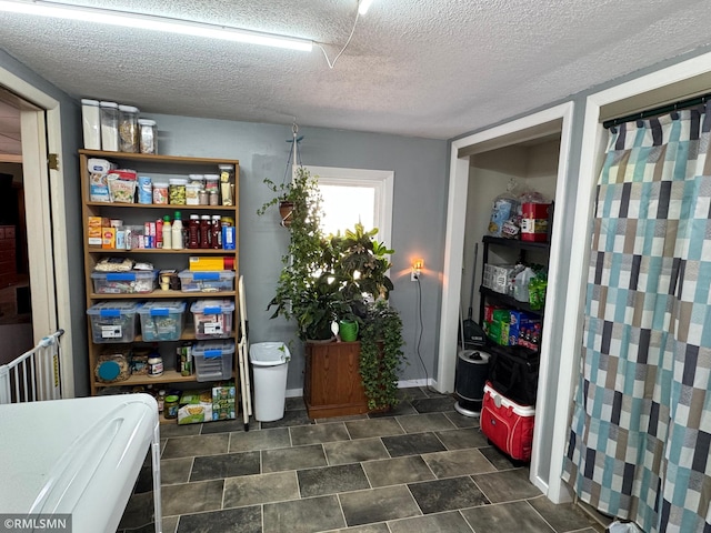 view of storage area