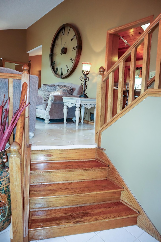 13720 Georgia Dr, Apple Valley, MN 55124 - stairs with tile patterned floors