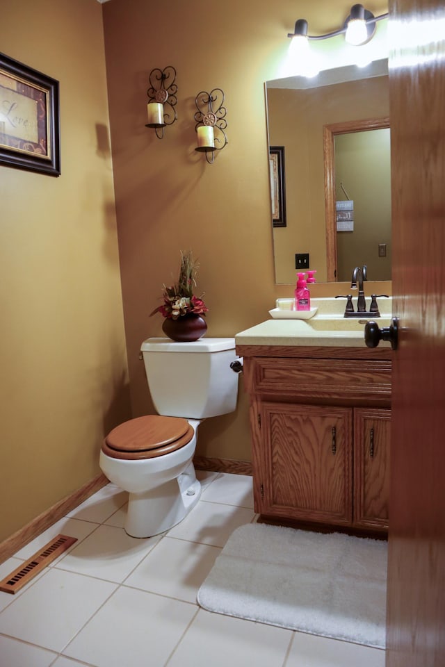 13720 Georgia Dr, Apple Valley, MN 55124 - bathroom with vanity and tile patterned flooring