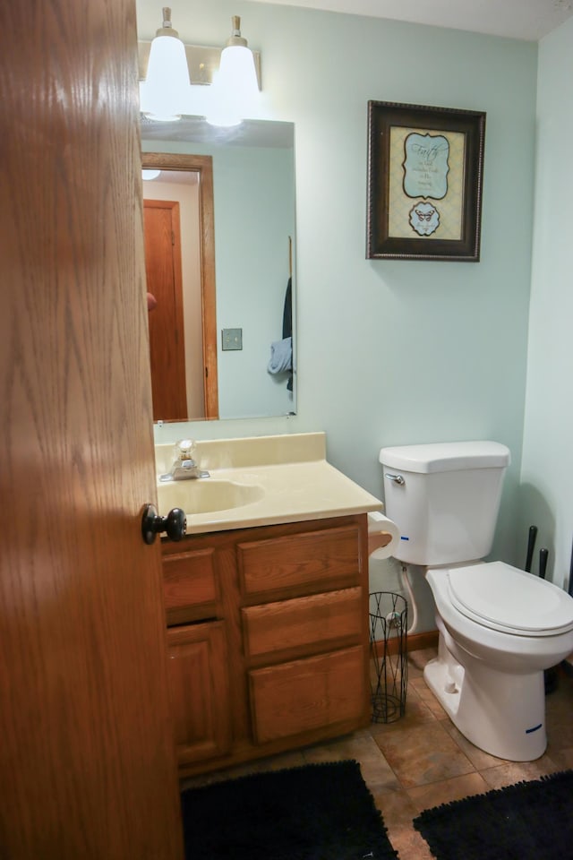 13720 Georgia Dr, Apple Valley, MN 55124 - bathroom with vanity and tile patterned flooring