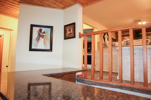 13720 Georgia Dr, Apple Valley, MN 55124 - staircase featuring wooden ceiling