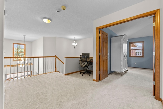 17397 73rd Pl N, Maple Grove, MN 55311 - office featuring a chandelier and carpet flooring