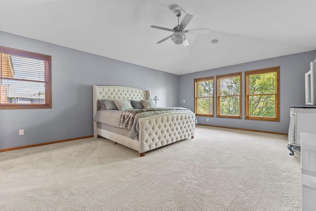 17397 73rd Pl N, Maple Grove, MN 55311 - carpeted bedroom featuring lofted ceiling and a ceiling fan