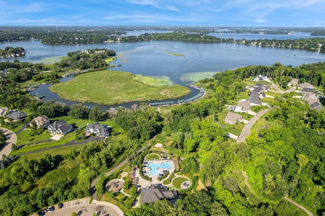 6767 Bluestem Way, Minnetrista, MN 55331 - aerial view of property and surrounding area featuring a large body of water