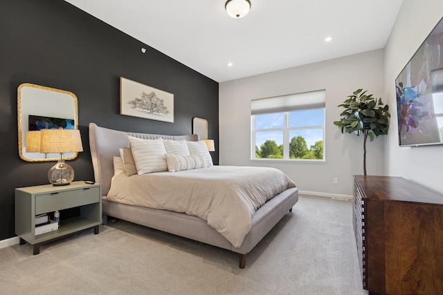 6767 Bluestem Way, Minnetrista, MN 55331 - bedroom featuring light carpet and recessed lighting