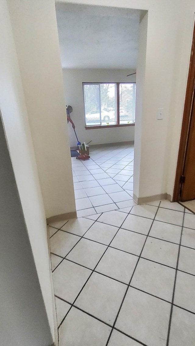 302 Elmwood St, Arlington, MN 55307 - corridor featuring light tile patterned floors and baseboards