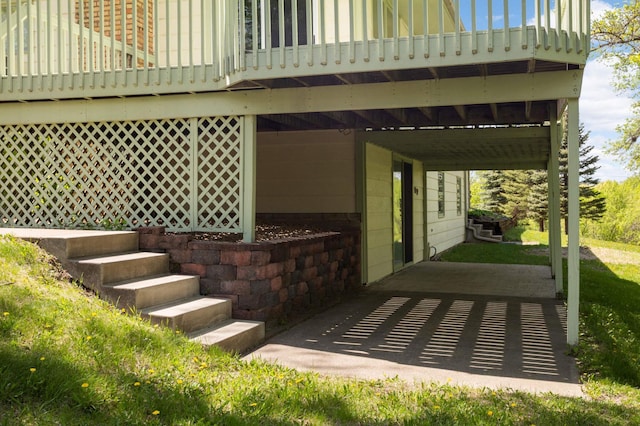 view of patio