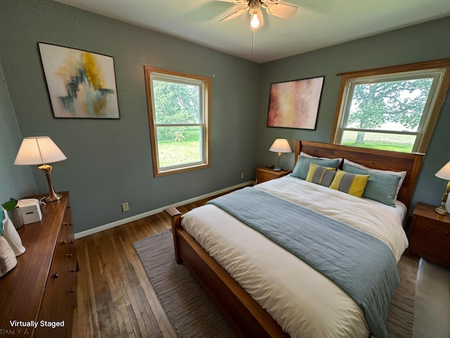 10855 150th St NE, Spicer, MN 56288 - bedroom featuring wood-type flooring and baseboards