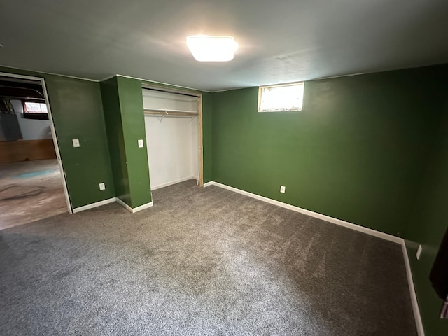 10855 150th St NE, Spicer, MN 56288 - unfurnished bedroom with a closet, baseboards, and carpet flooring