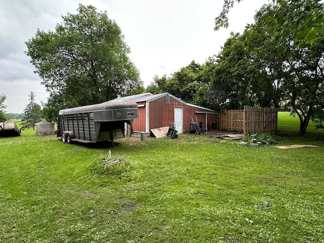 6480 Long Lake Rd, Willmar, MN 56201 - view of yard with an outbuilding