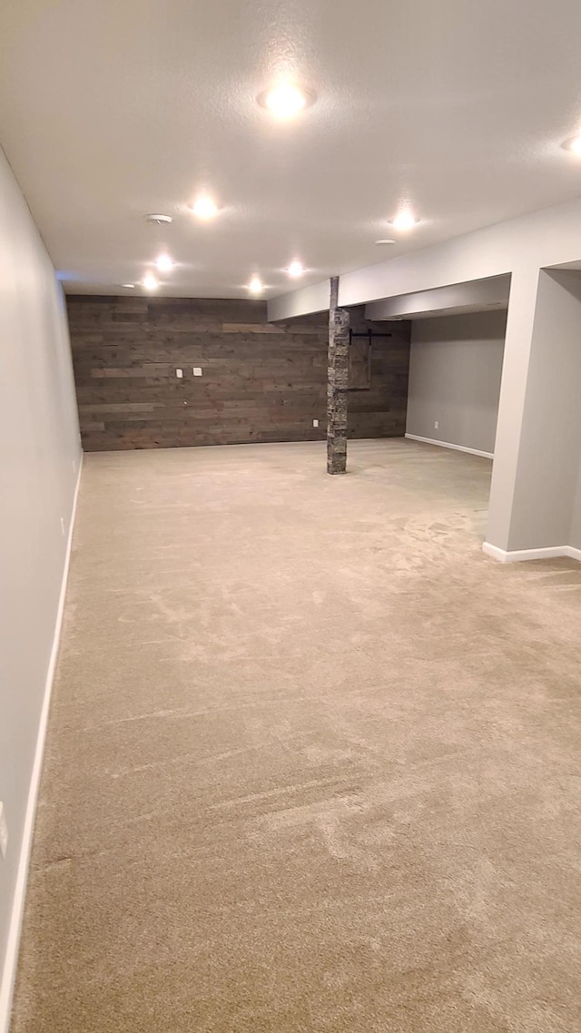 1404 19th Ave NW, Faribault, MN 55021 - finished below grade area featuring carpet floors and baseboards