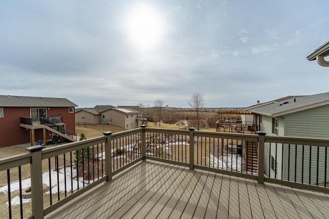 4846 Lionhart Dr NW, Rochester, MN 55901 - deck with a residential view
