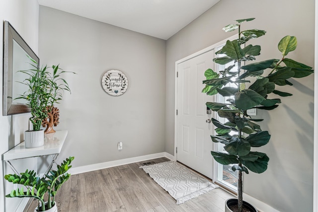 12972 Bauer Dr N, Champlin, MN 55316 - entrance foyer with wood finished floors and baseboards