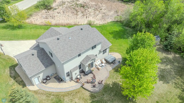 2103 Westgate Dr, Hawley, MN 56549 - view from above of property