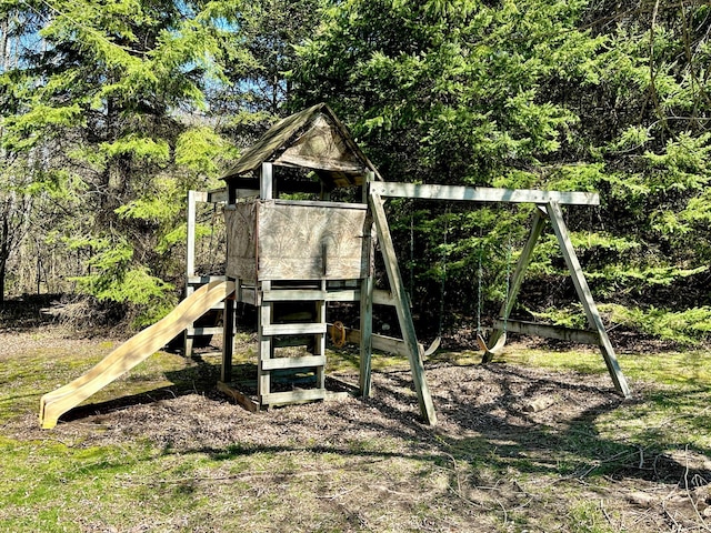 view of play area