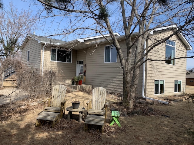 view of rear view of property