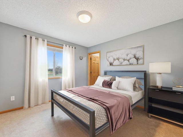 22184 Iman St NW, Nowthen, MN 55330 - carpeted bedroom with a textured ceiling and baseboards