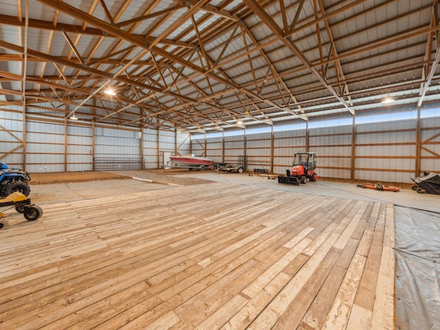 22184 Iman St NW, Nowthen, MN 55330 - garage featuring metal wall