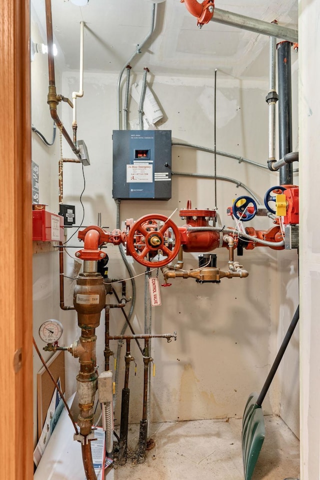 view of utility room