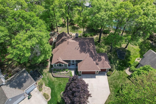 146 White Pine Cir, Lino Lakes, MN 55014 - view from above of property
