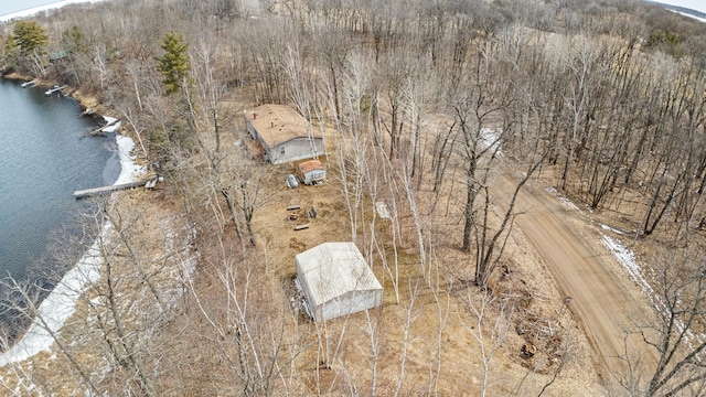18482 Captive Lake Rd, Kathio Twp, MN 56450 - aerial overview of property's location with a nearby body of water