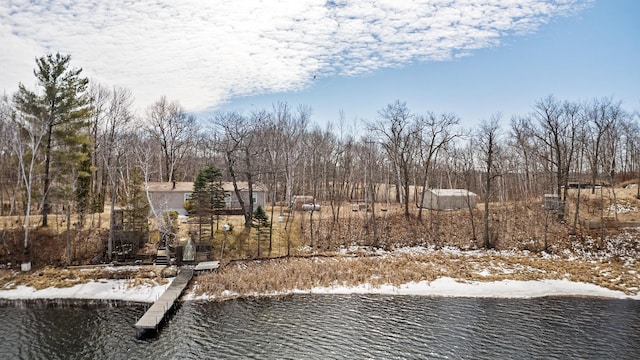 18482 Captive Lake Rd, Kathio Twp, MN 56450 - dock area with a water view