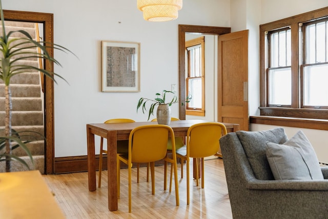851 Watson Ave, Saint Paul, MN 55102 - dining area with light wood-type flooring