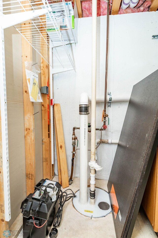 view of utility room