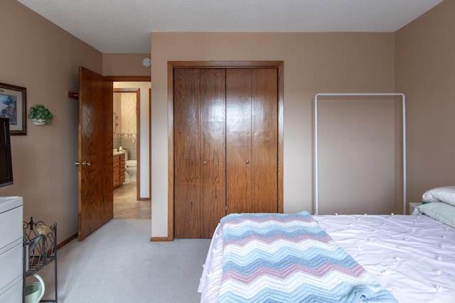 17639 Gayle Dr, Little Falls, MN 56345 - bedroom with baseboards, carpet, and a closet