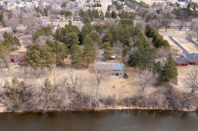 17639 Gayle Dr, Little Falls, MN 56345 - drone / aerial view with a water view