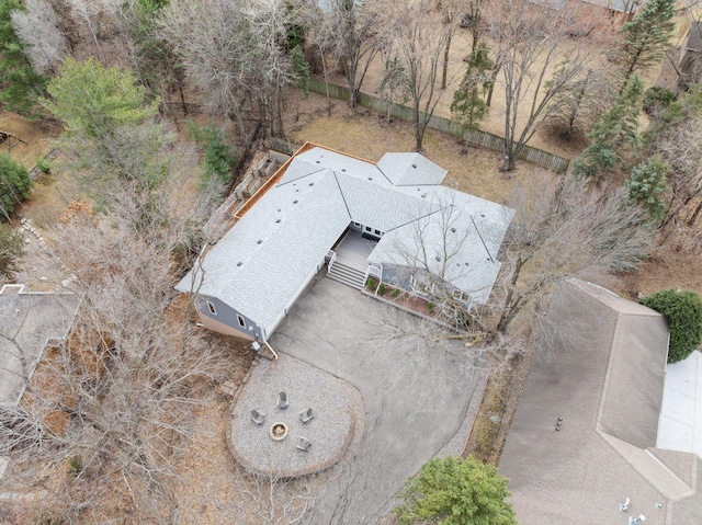 drone / aerial view