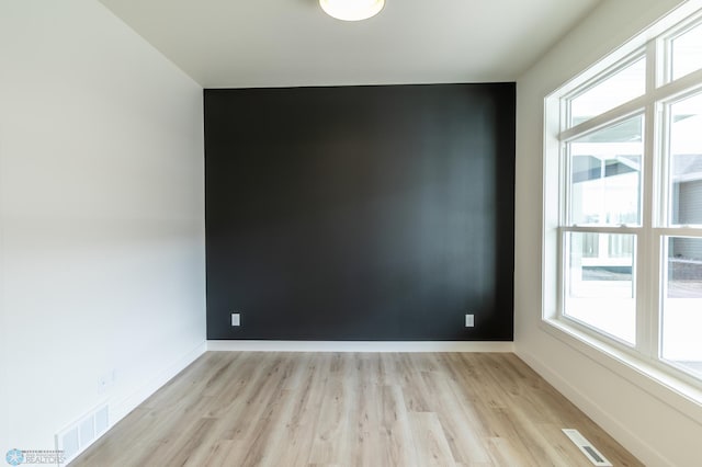 662 Rania Way W, West Fargo, ND 58078 - spare room featuring light wood-type flooring