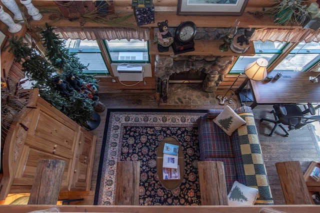 21594 452nd Pl, Aitkin, MN 56431 - living area featuring healthy amount of natural light and cooling unit