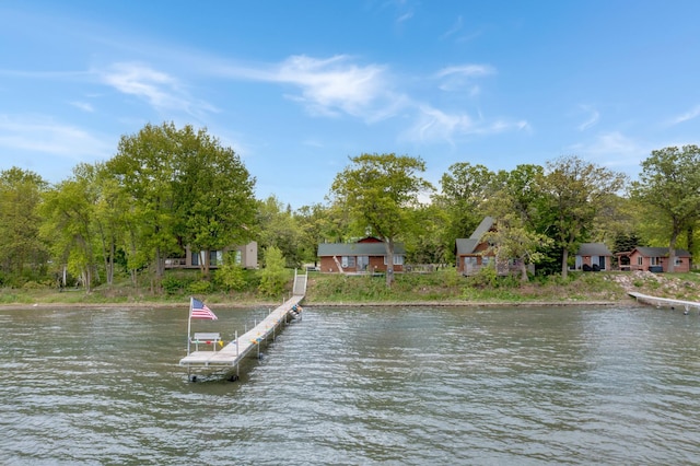 21594 452nd Pl, Aitkin, MN 56431 - dock area featuring a water view