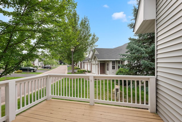 11102 16th St NE, Saint Michael, MN 55376 - wooden terrace featuring a residential view