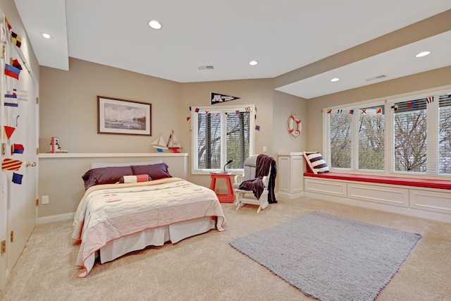 780 Virginia Shores Cir, Excelsior, MN 55331 - carpeted bedroom with recessed lighting