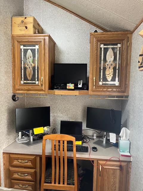 view of office area