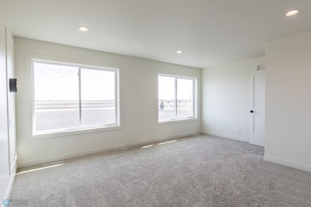 8030 59th St S, Horace, ND 58047 - carpeted empty room with baseboards and recessed lighting