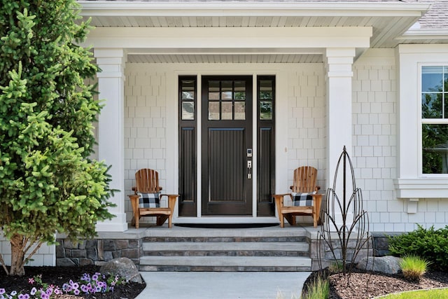 208 Byrondale Ave, Wayzata, MN 55391 - view of exterior entry featuring covered porch
