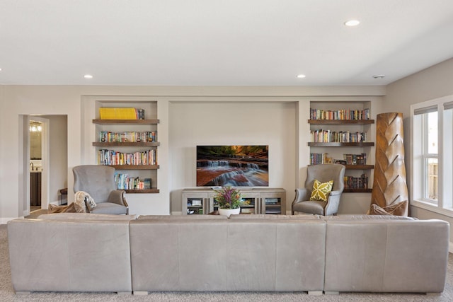 208 Byrondale Ave, Wayzata, MN 55391 - living area with recessed lighting and built in features