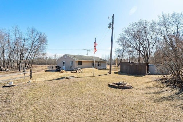 27928 Verdin St NW, Isanti, MN 55040 - view of yard featuring a fire pit