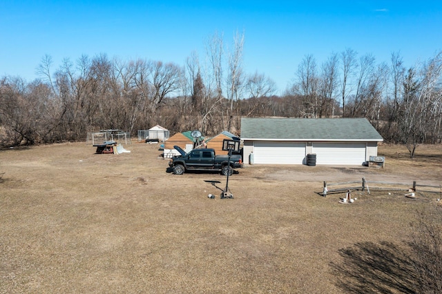 27928 Verdin St NW, Isanti, MN 55040 - view of yard featuring a detached garage and an outbuilding