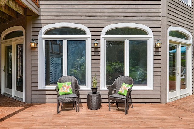 10069 Stacy Trl, Chisago City, MN 55013 - view of wooden deck