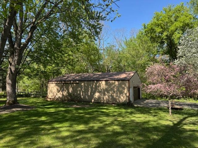 2342 75th Ave, Princeton, MN 55371 - view of grassy yard featuring an outbuilding