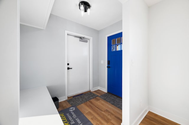 1903 Thomas Ave N, Minneapolis, MN 55411 - foyer featuring baseboards and wood finished floors