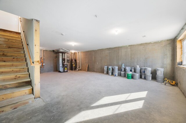 1903 Thomas Ave N, Minneapolis, MN 55411 - below grade area featuring stairway and heating unit
