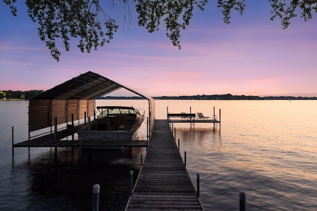 5150 Meadville St, Greenwood, MN 55331 - dock with boat lift and a water view