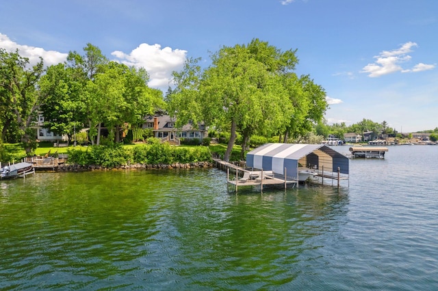 5150 Meadville St, Greenwood, MN 55331 - dock area with a water view and boat lift